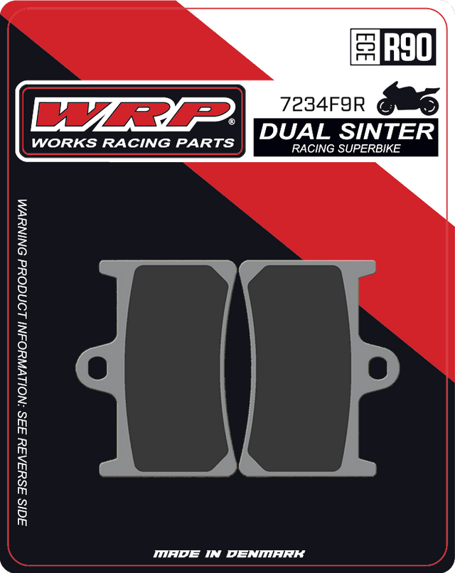 Brake Pads Dual Sinter DS Racing Superbike 7234 F9R