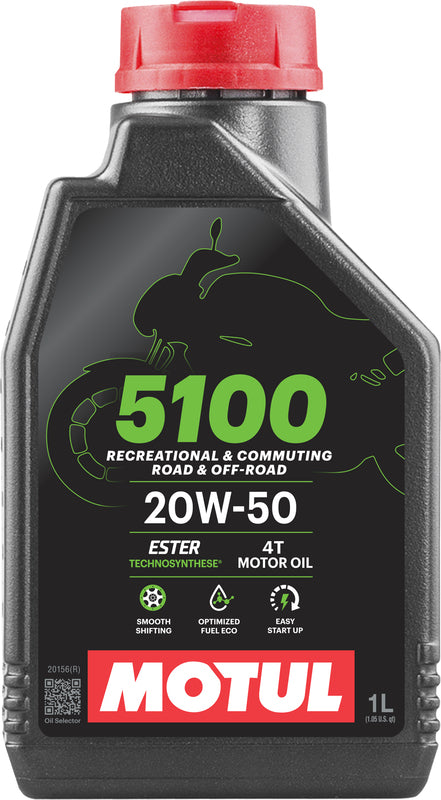 MOTUL 5100 4T Motor Oil - 20W50 - 1L