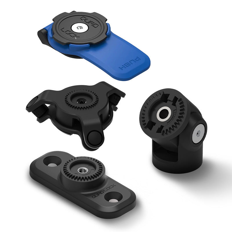 Quad Lock 360 Scooter Mounting Kit - Base/Adaptor/Head + Vibration Dampener