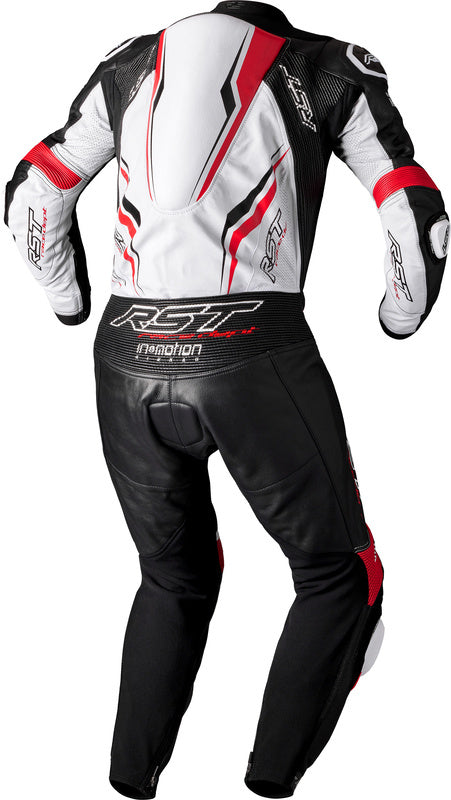 Motorpak V4.1 EVO Kangaroo Airbag overall Rood/Wit/Zwart