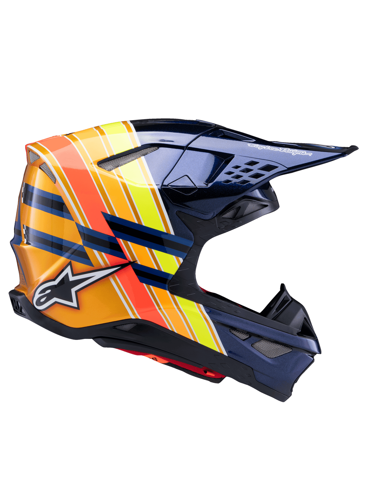 Alpinestars S-M10 LTD Edition 25 Crosshelm Meerkleurig, productfoto 1