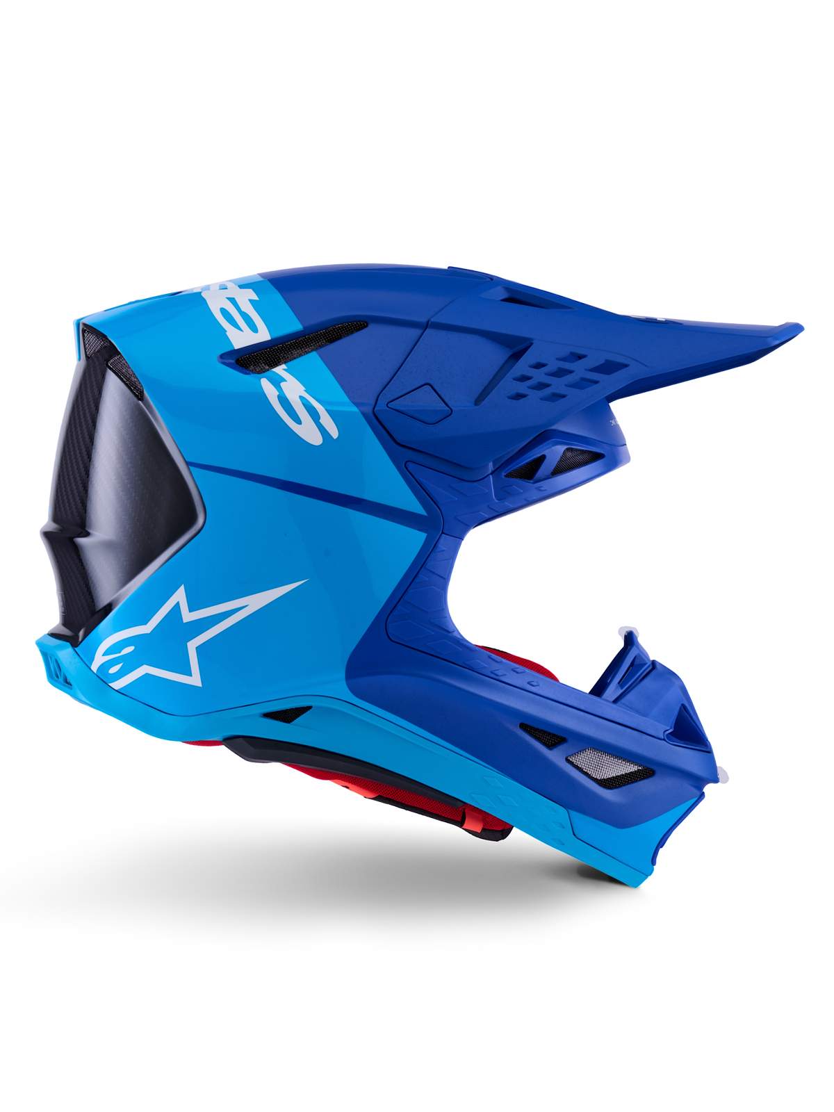Alpinestars S-M10 Flood Crosshelm Blauw, productfoto 1