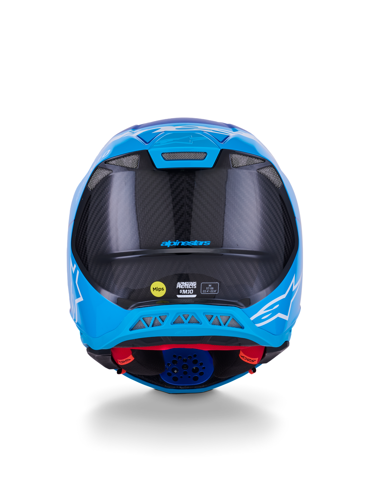 Alpinestars S-M10 Flood Crosshelm Blauw, productfoto 4
