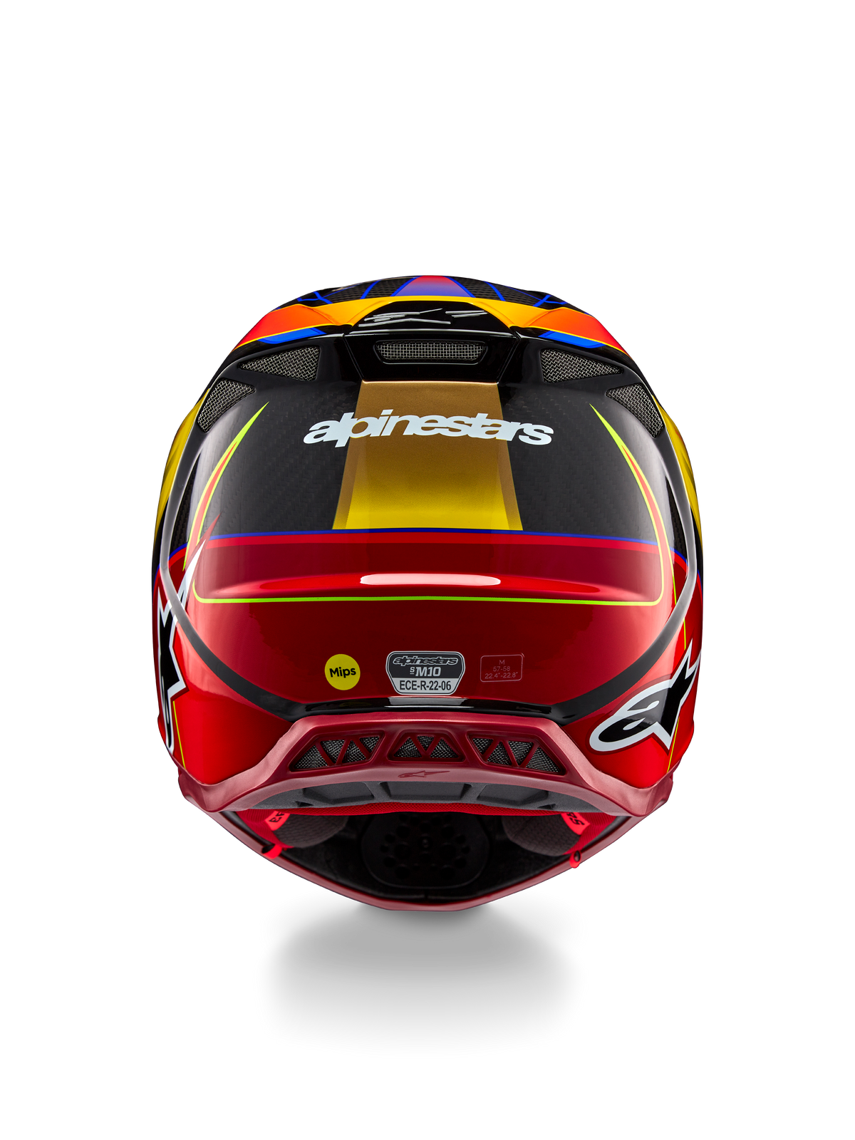 Alpinestars S-M10 ERA Crosshelm Goud, productfoto 4