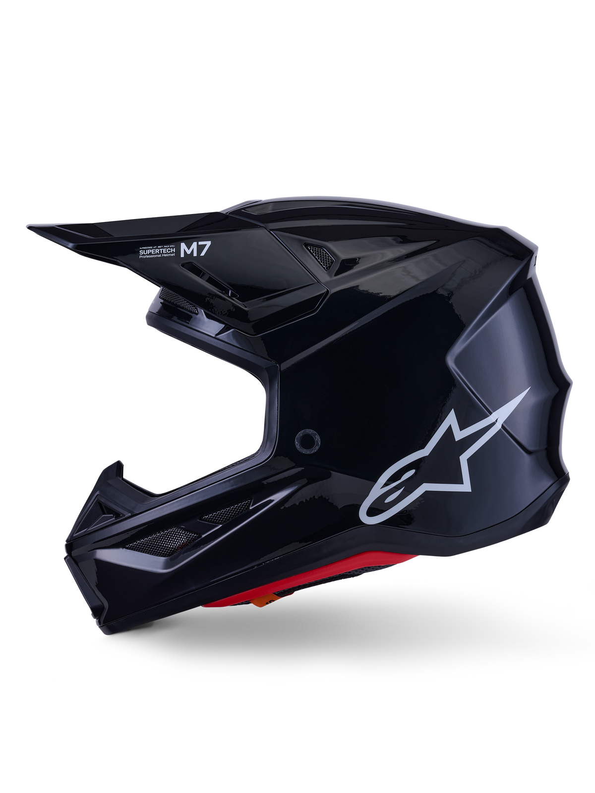 Alpinestars S-M7 Crosshelm Zwart, productfoto 5