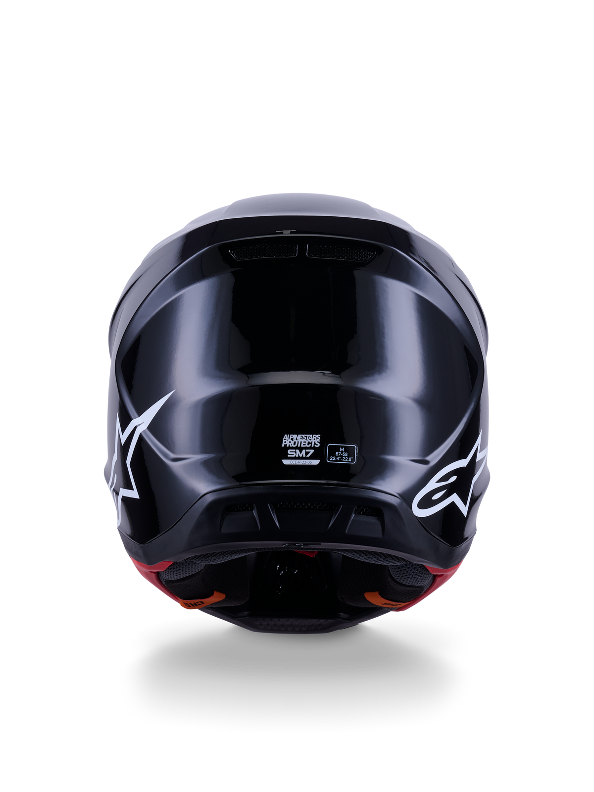 Alpinestars S-M7 Crosshelm Zwart, productfoto 4