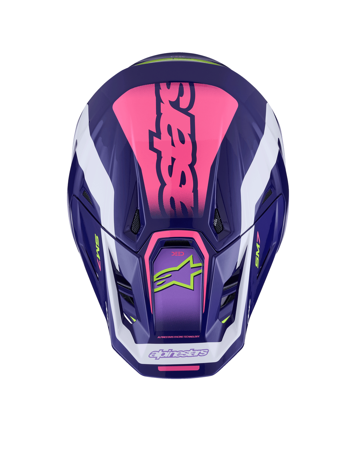 Alpinestars S-M7 Deed Crosshelm Paars en roze, productfoto 7