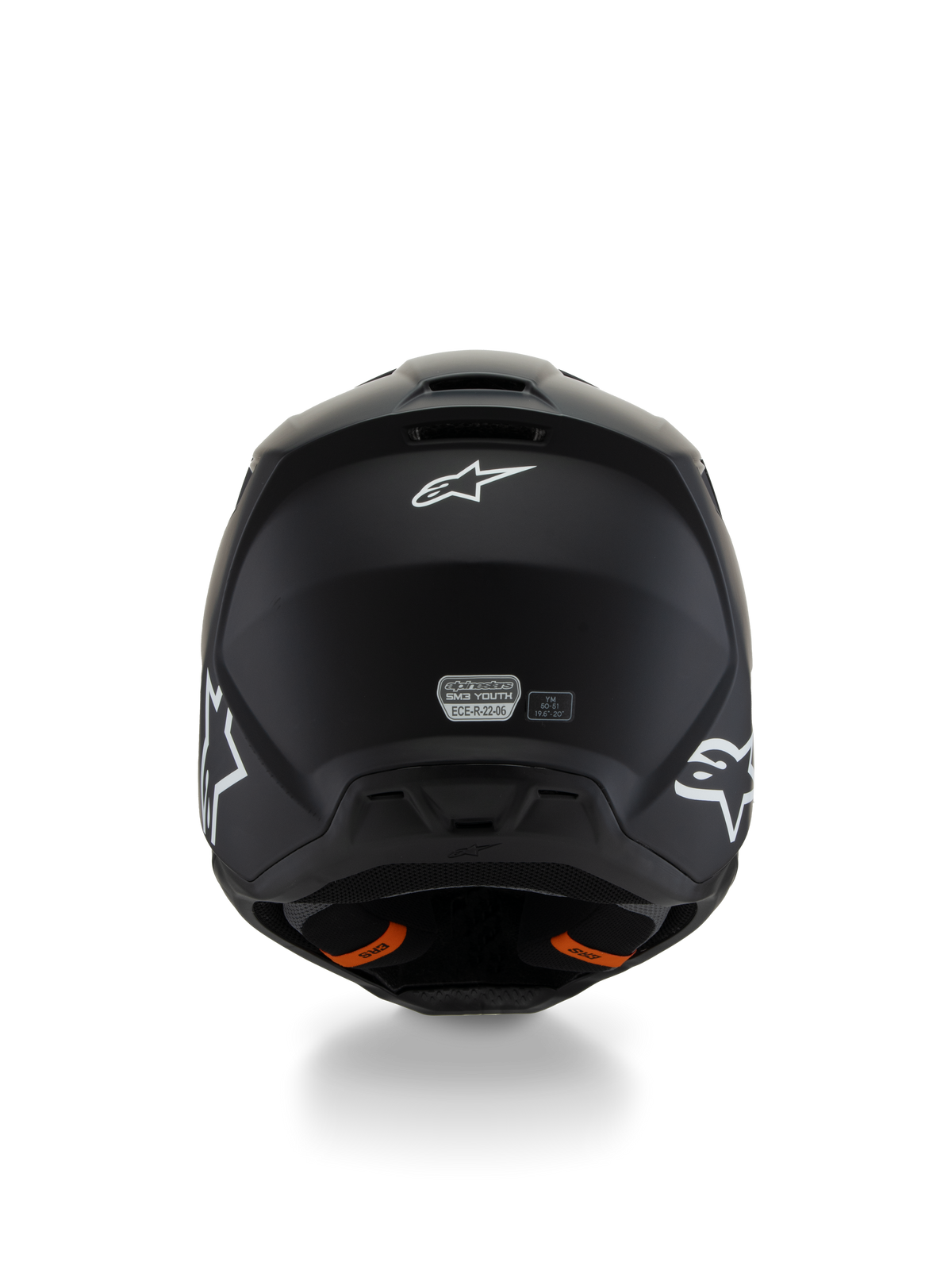 Alpinestars SM3 Youth Crosshelm Junior Zwart, productfoto 4
