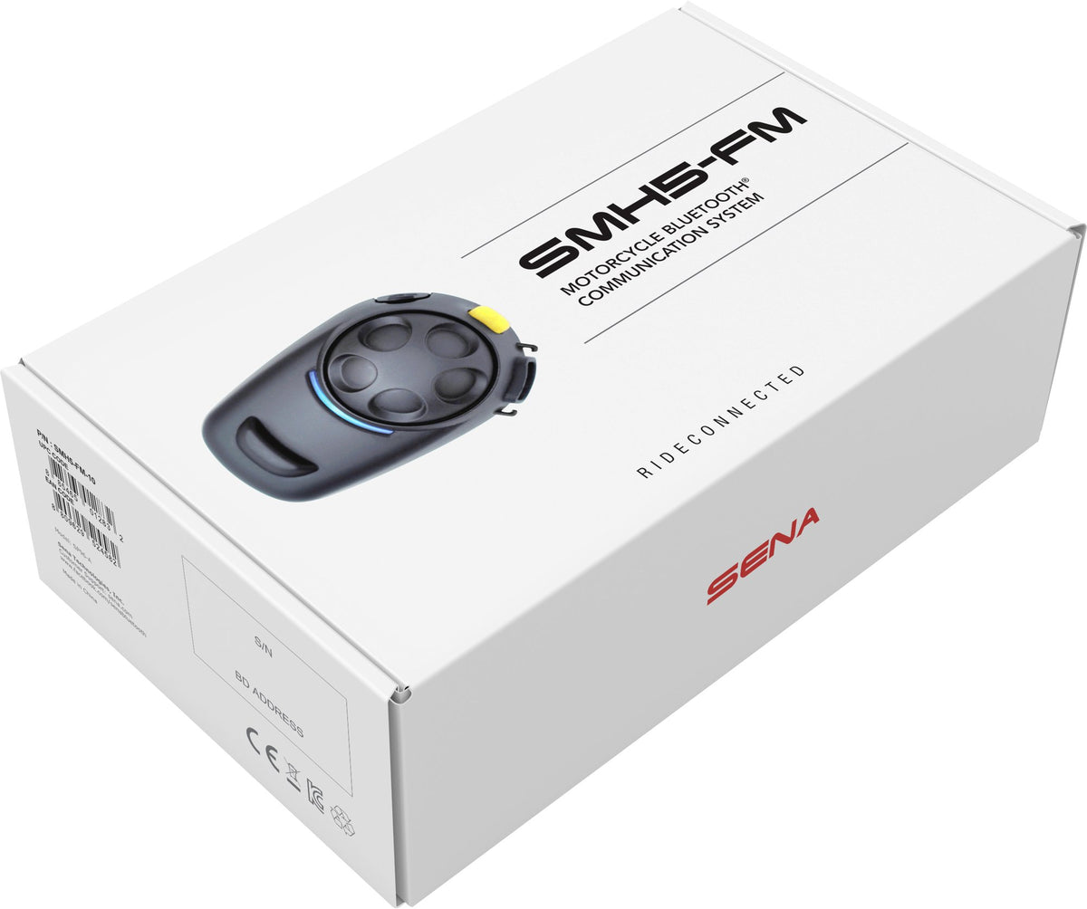 Sena SMH5-FM Bluetooth Intercom met FM-radio Singlepack, intercom van Sena, productfoto 1