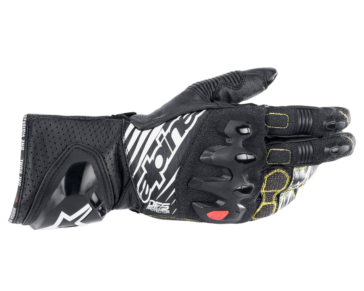 Alpinestars GP-Tech v2 Motorhandschoenen Zwart en wit, productfoto 3