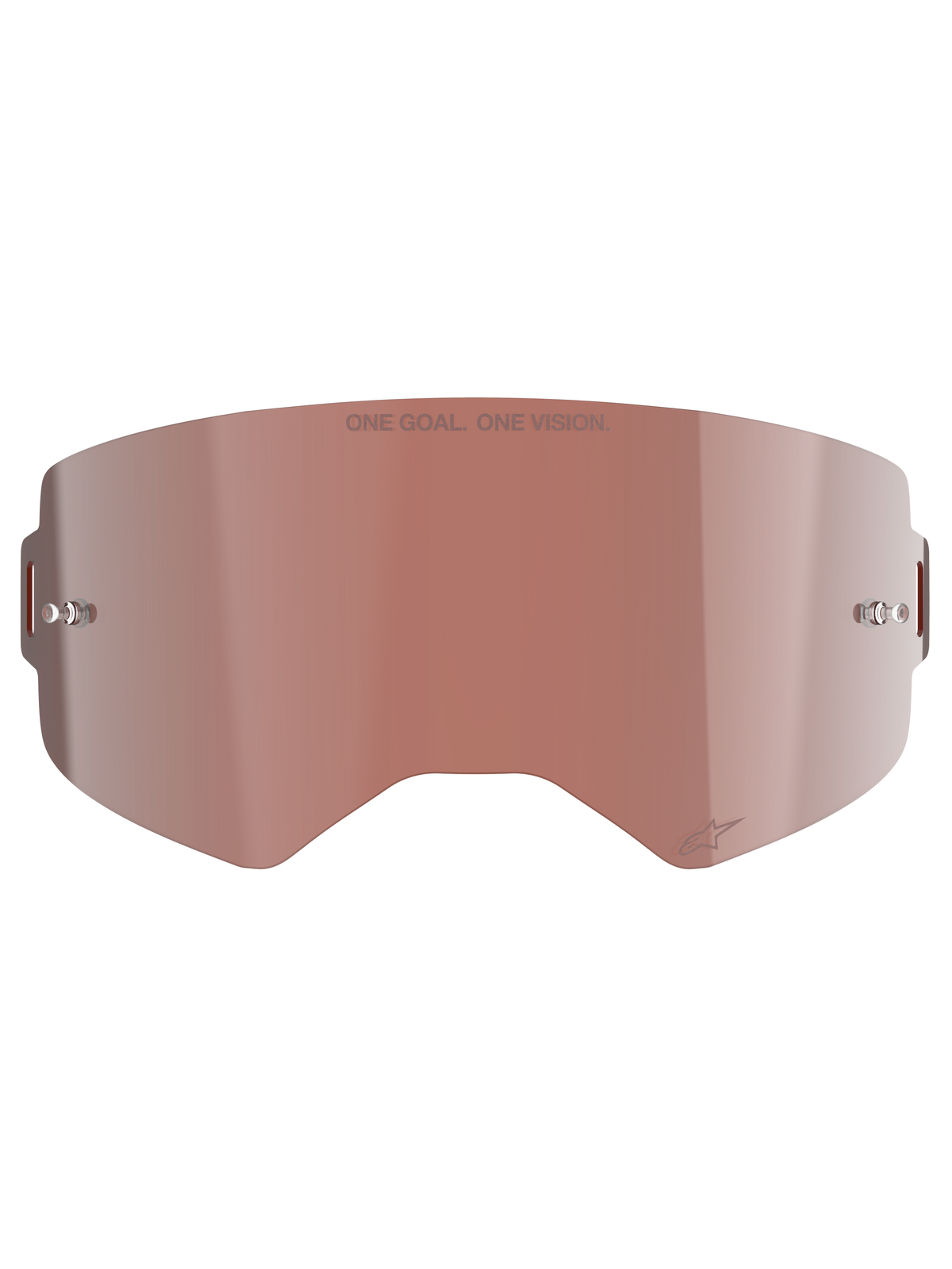 Alpinestars Supertech Mirror Lens Crossbril Zilver, productfoto 1