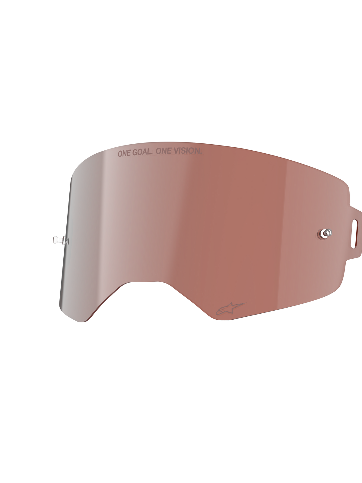 Alpinestars Supertech Mirror Lens Crossbril Zilver, productfoto 2