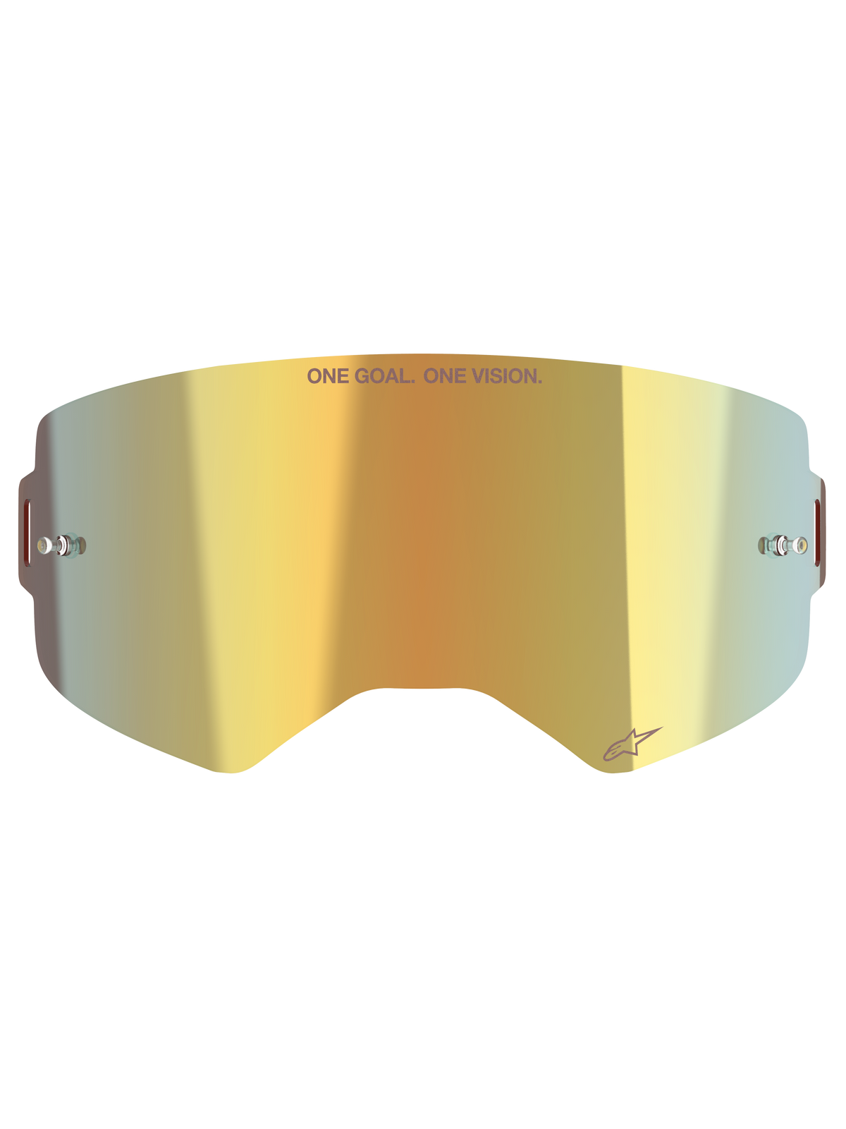 Alpinestars Supertech Mirror Lens Crossbril Goud, productfoto 1