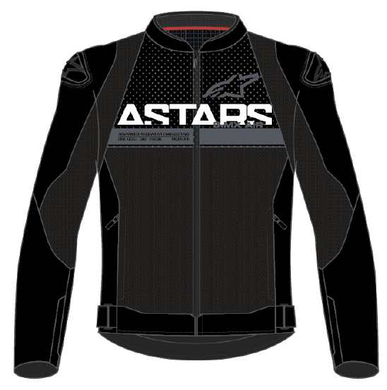 Alpinestars SMX Air Motorjas Zwart, productfoto 4