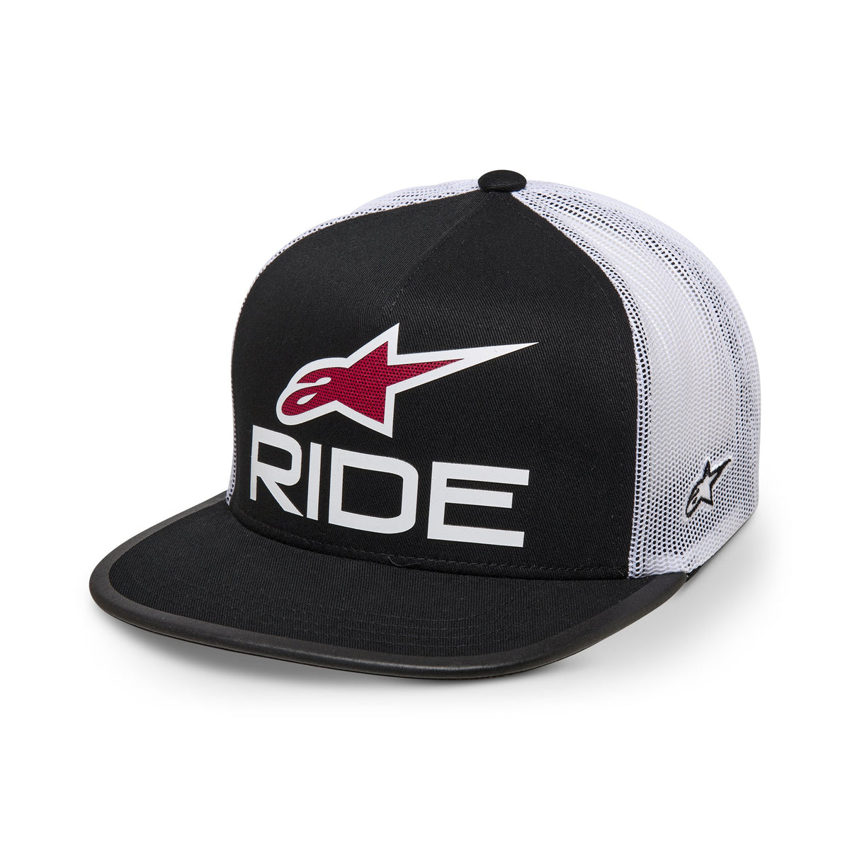Alpinestars Ride 4.0 Trucker Pet Zwart, rood en wit, productfoto 1