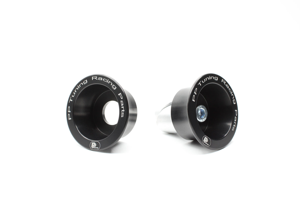PP Tuning Axle Sliders 3330 + 3331 / Asbeschermers Honda CBR 600RR (2024-2025) – Voor – Zwart