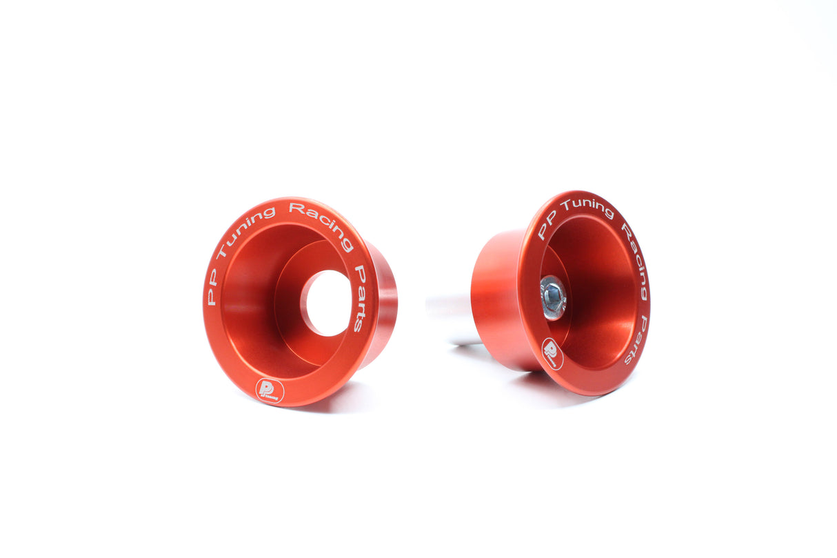 PP Tuning Axle Sliders 3330 + 3331 / Asbeschermers Honda CBR 600RR (2024-2025) – Voor – Rood