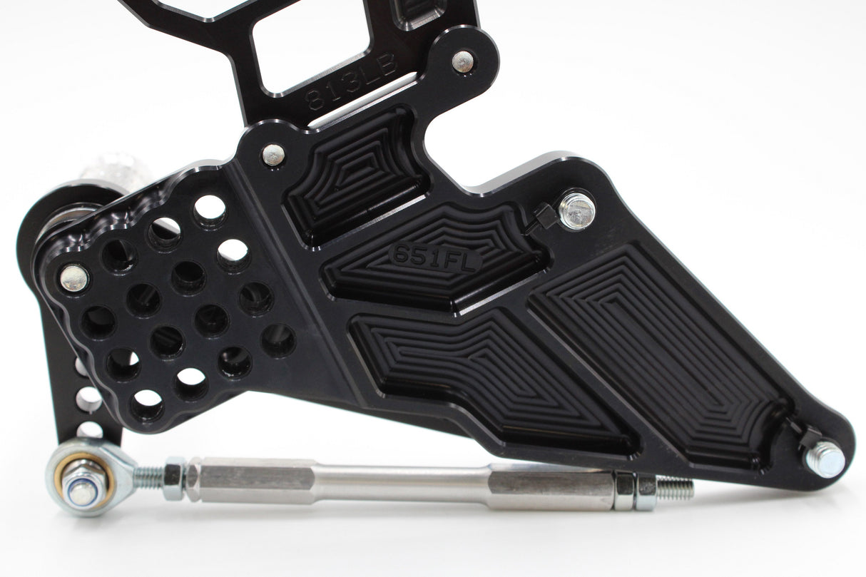 PP Tuning Rearset / Remschakelset Kawasaki Ninja 400 (2018-) GP track version – RACE CONCEPT / 651