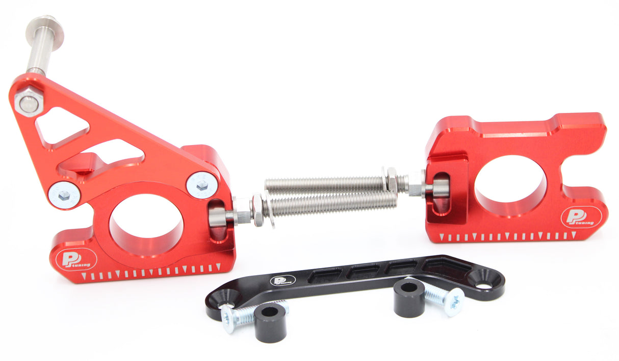 PP Tuning Chain Adjuster / Kettingspanner – Yamaha R1 (2020 - ) – Rood