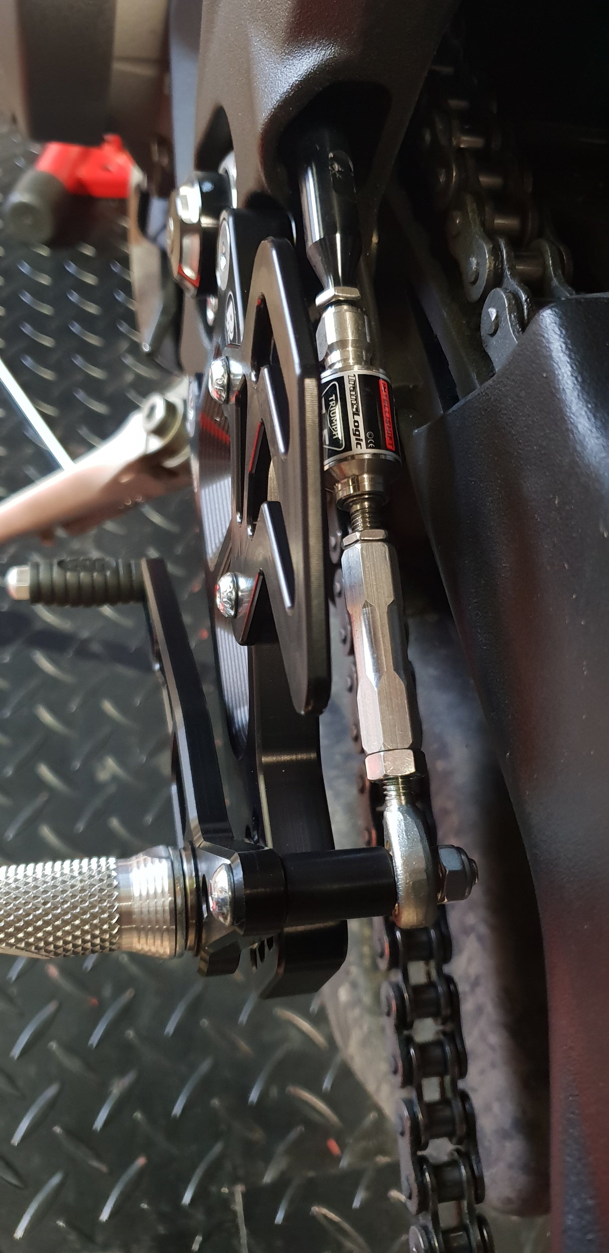 PP Tuning Rearset / Remschakelset Street Triple 765 (2017-2022) – RACE CONCEPT / 547
