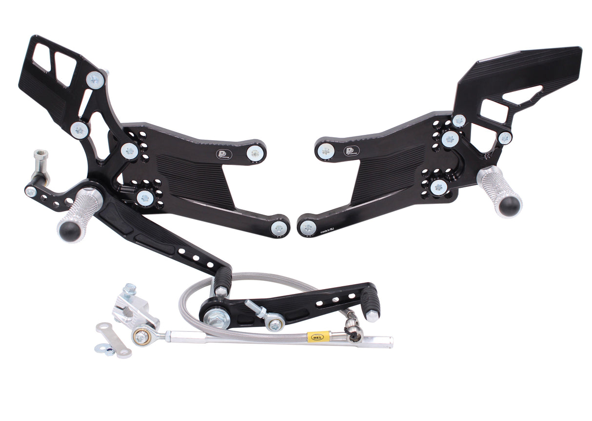 PP Tuning Rearset / Remschakelset Yamaha R1 (2007–2008) – RACE CONCEPT – Standaard Shift / 682