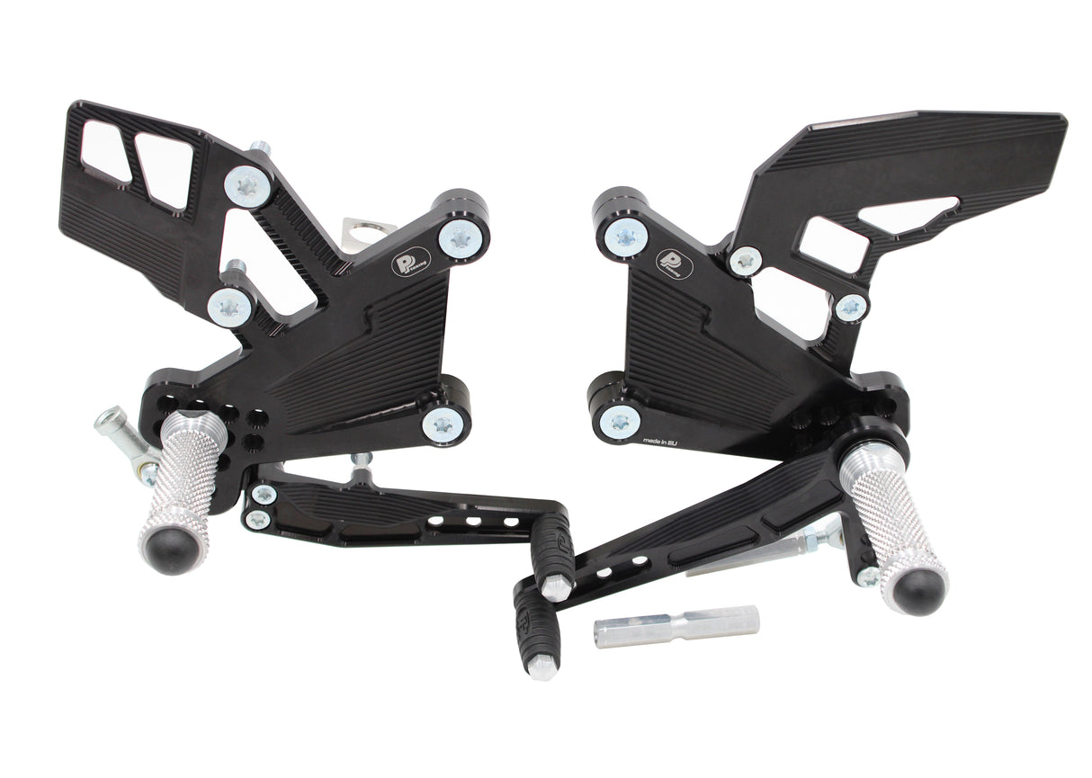 PP Tuning Rearset / Remschakelset Kawasaki Ninja ZX-4RR (2023–) – RACE CONCEPT – Standaard Shift / 653