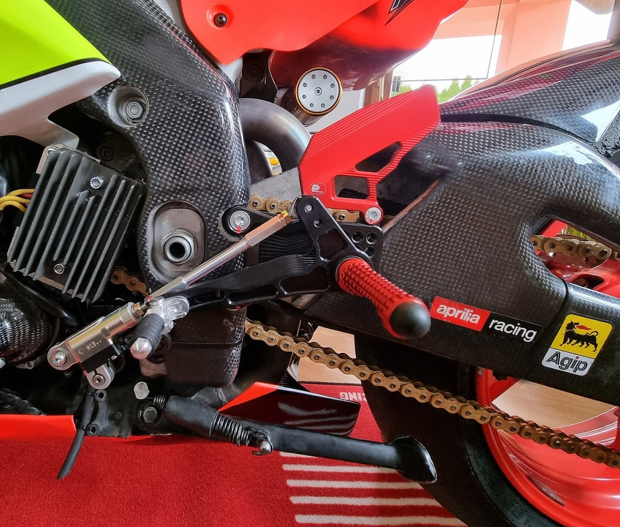 PP Tuning Rearset / Remschakelset Aprilia RSV4 / Tuono 1100 (2017 - ) – RACE CONCEPT – Reverse Shift / 5070