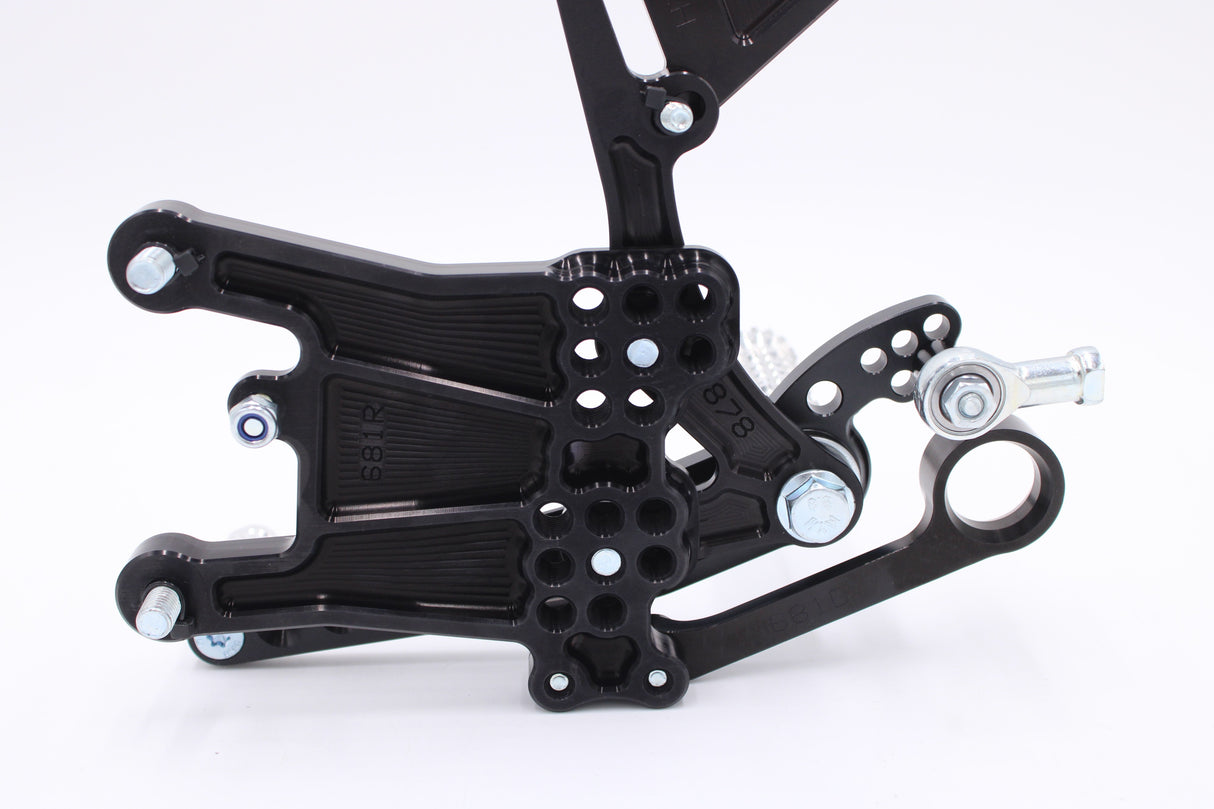 PP Tuning Rearset / Remschakelset Yamaha R6 (2006–2016) – RACE CONCEPT – Standaard Shift / 681