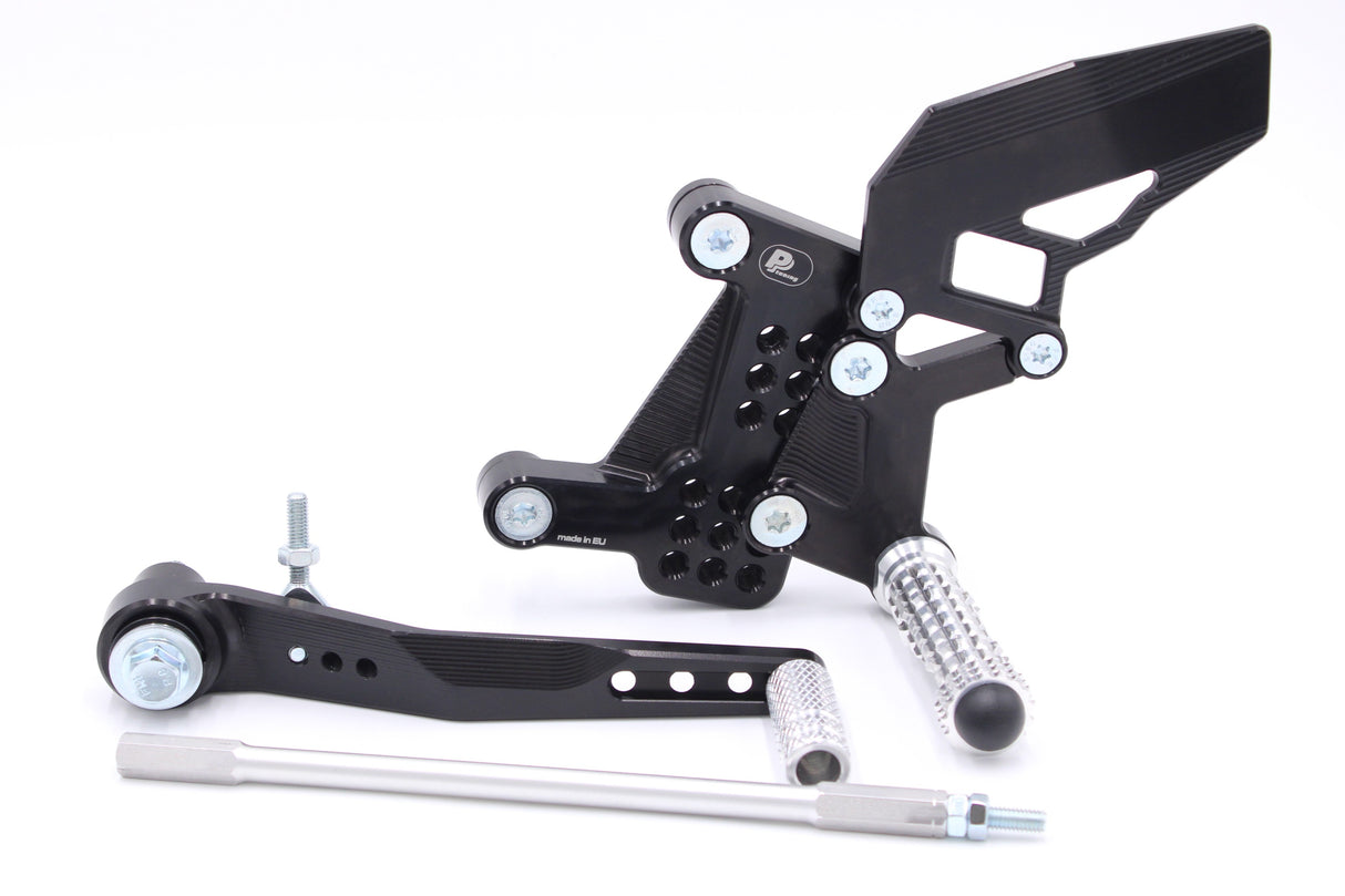 PP Tuning Rearset / Remschakelset Honda CB750 Hornet (2025-) with QS – RACE CONCEPT – Reverse Shift / 6740QS