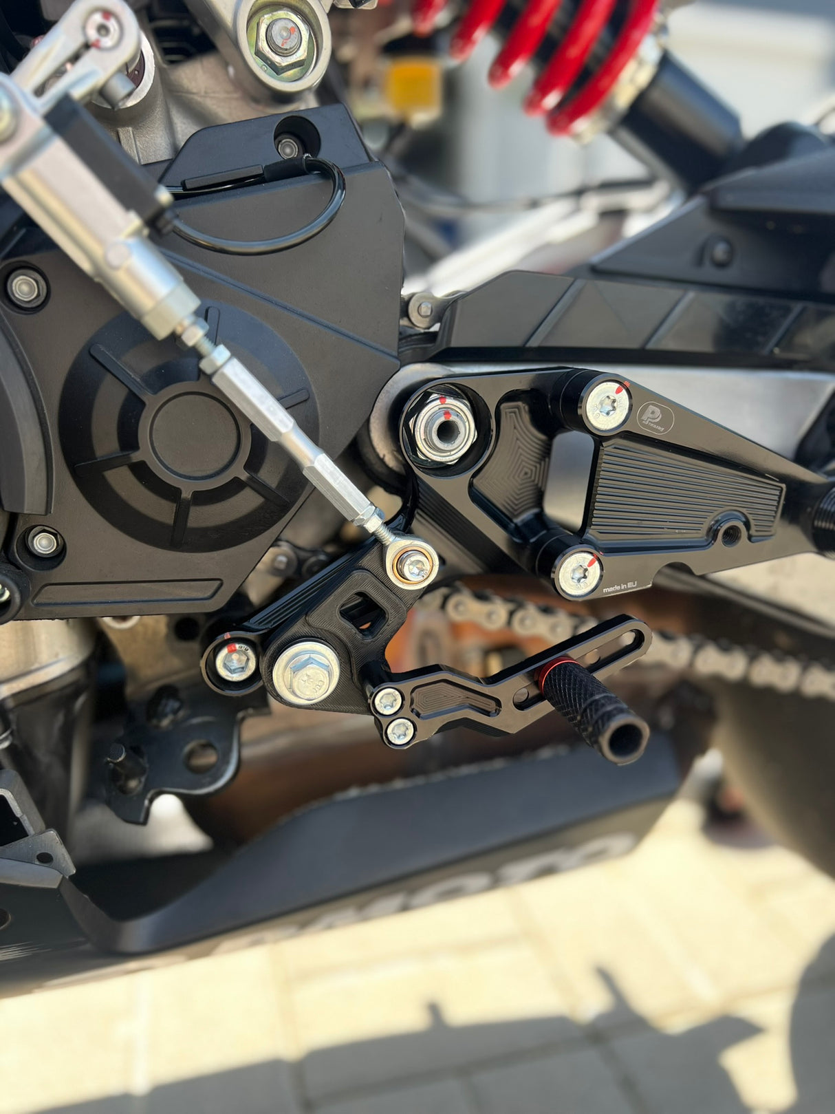 PP Tuning Rearset / Remschakelset Aprilia RS 660 / Tuono 660 (2021-) – RACE CONCEPT – Reverse Shift / 5060