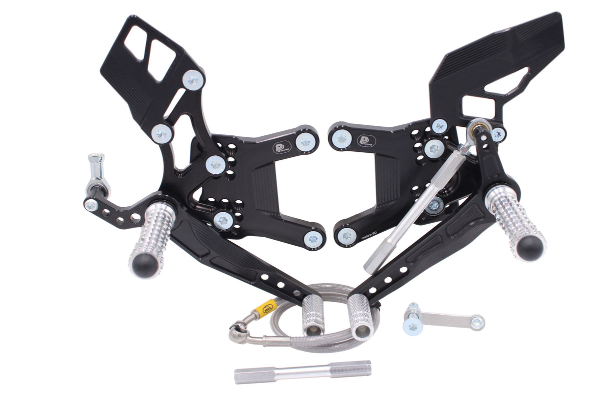 PP Tuning Rearset / Remschakelset Kawasaki ZX-6R, ZX636 (2019 - ) – RACE CONCEPT – Reverse Shift / 64301