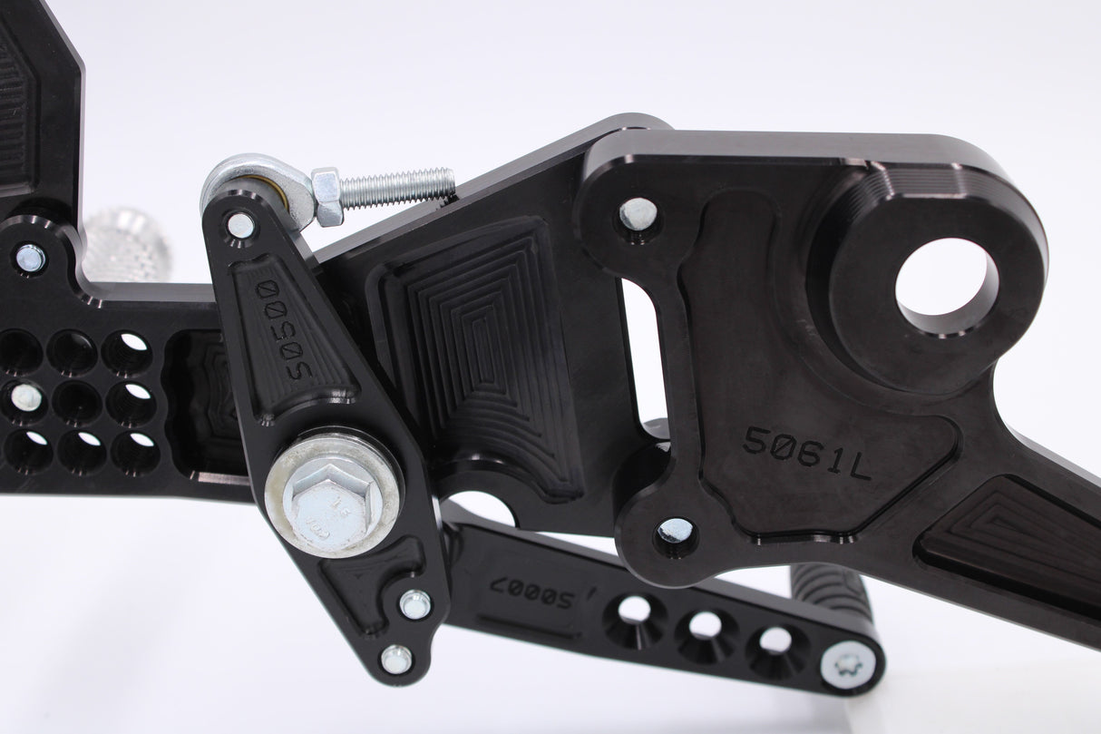 PP Tuning Rearset / Remschakelset Aprilia RS 660 / Tuono 660 (2021-) – RACE CONCEPT – Standaard Shift / 506CS