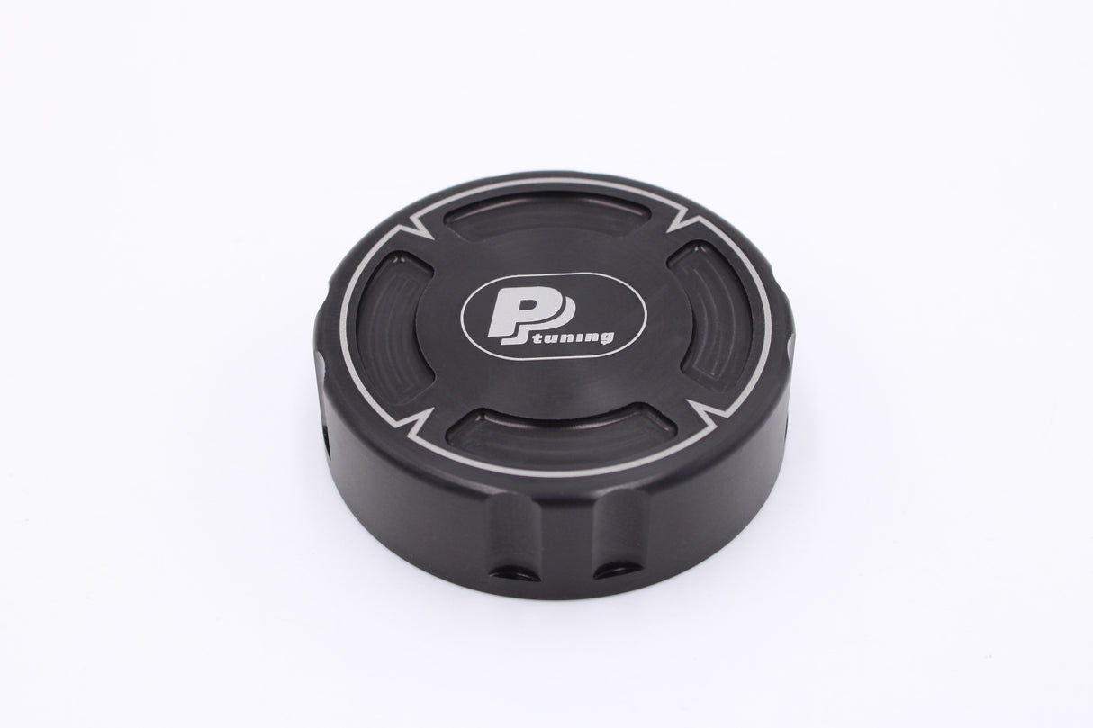 PP Tuning Brake / Oil Cap / Reservoirdop – Caps for fluid tank M52 x 4 (inner diameter 49 mm) – Zwart