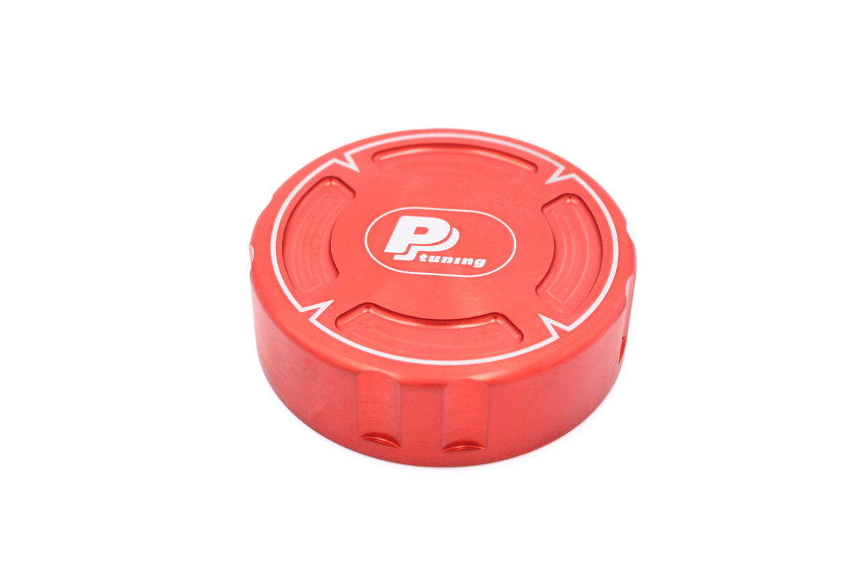 PP Tuning Brake / Oil Cap / Reservoirdop – Caps for fluid tank M52 x 4 (inner diameter 49 mm) – Rood