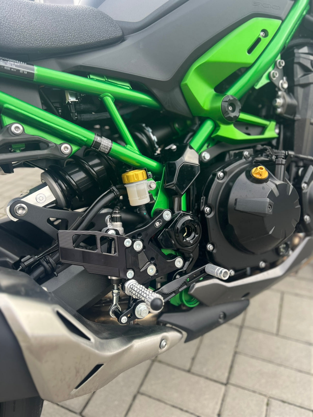 PP Tuning Rearset / Remschakelset Kawasaki Z900 (2025-) – RACE CONCEPT / 656