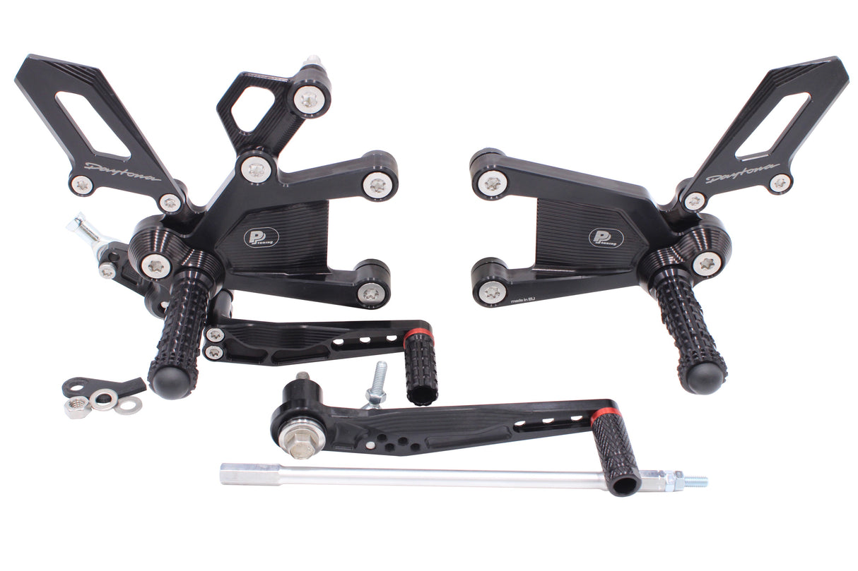 PP Tuning Rearset / Remschakelset Triumph Daytona 660 (2024-2026) – PURE CONCEPT / 528
