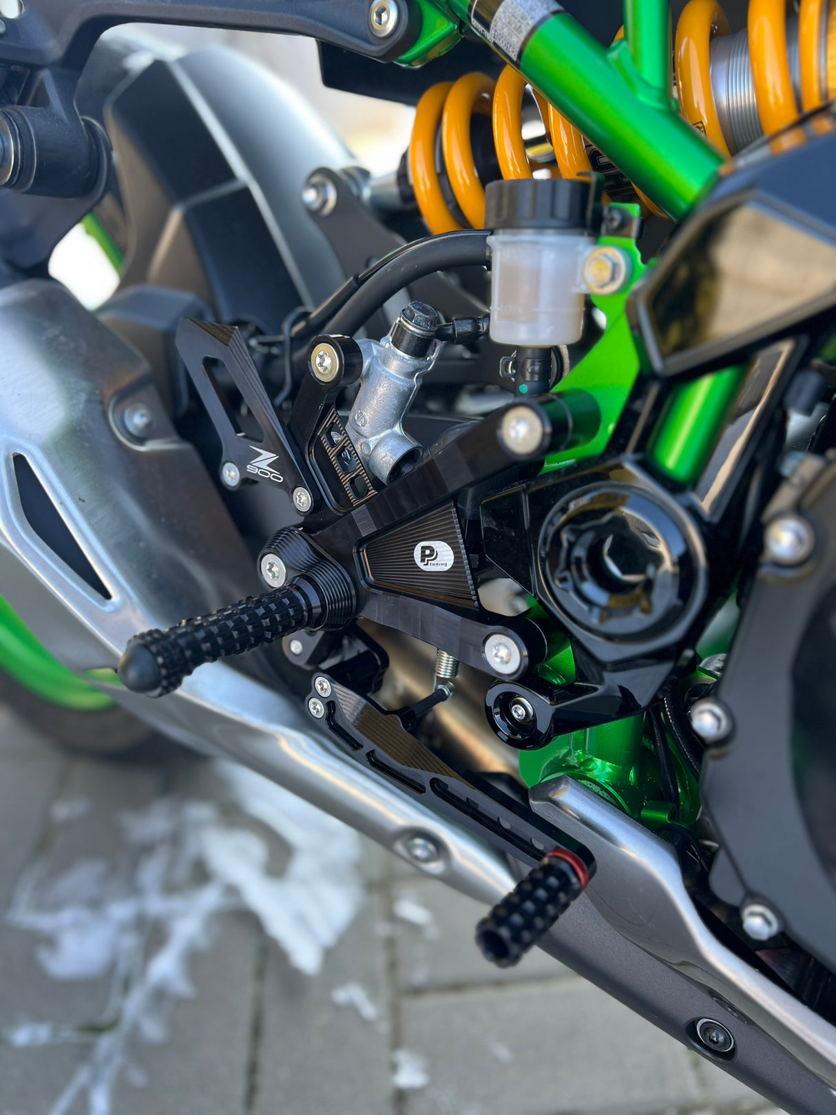 PP Tuning Rearset / Remschakelset Kawasaki Z900 (2025-) – PURE CONCEPT / 655