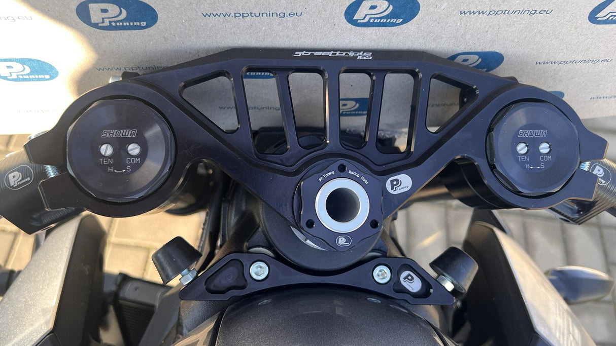 PP Tuning Upper Triple Clamp 5511 / Bovenste kroonplaat Triumph Street Triple 765