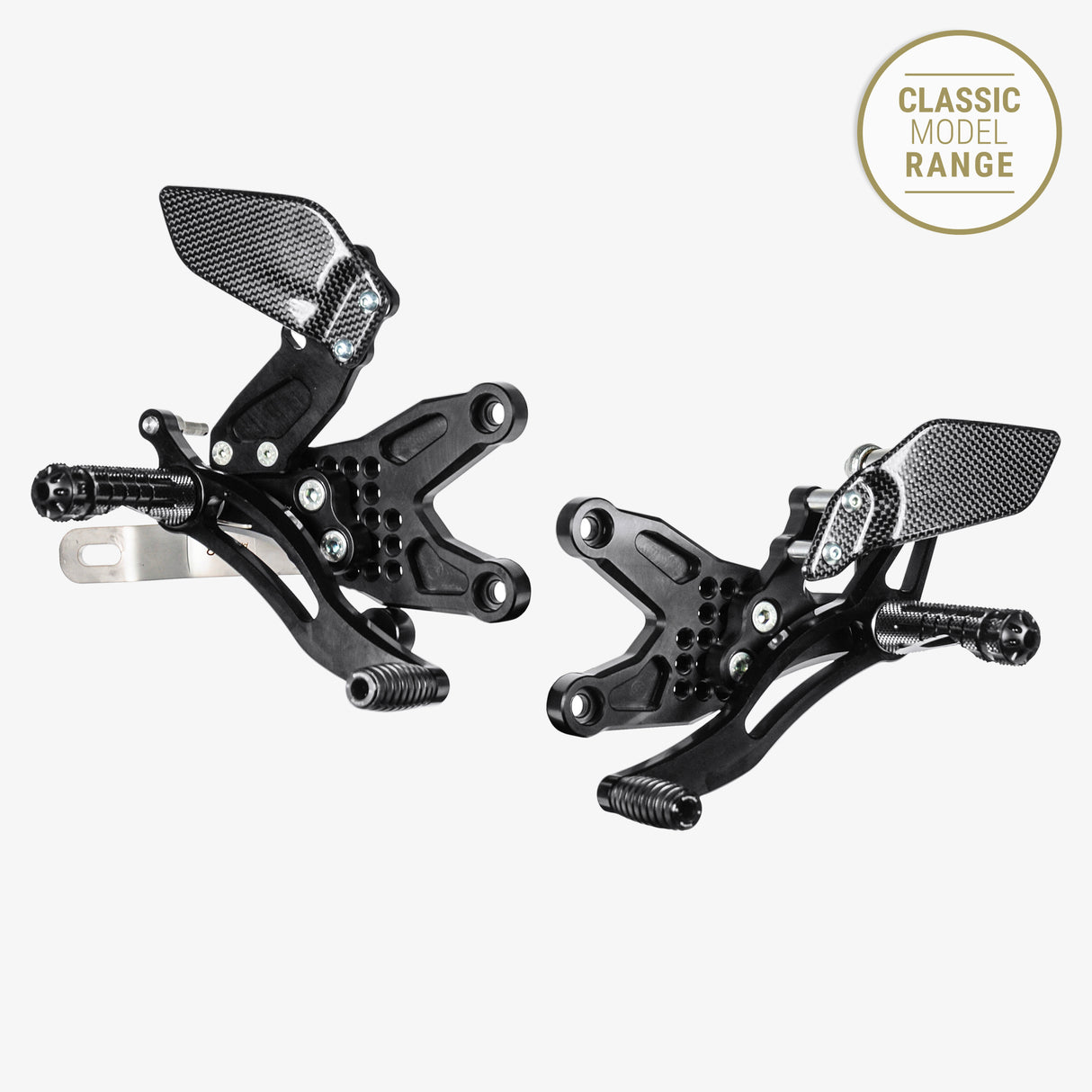 Aluminum rearsets BMW S 1000 RR - HP4 “standard shifting” 08-14