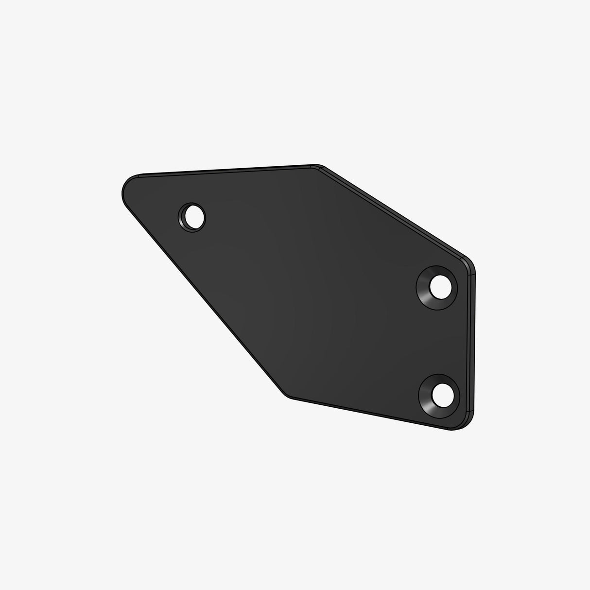 Aluminum heel plate for K012 - K015 - K023B - K020 - right side