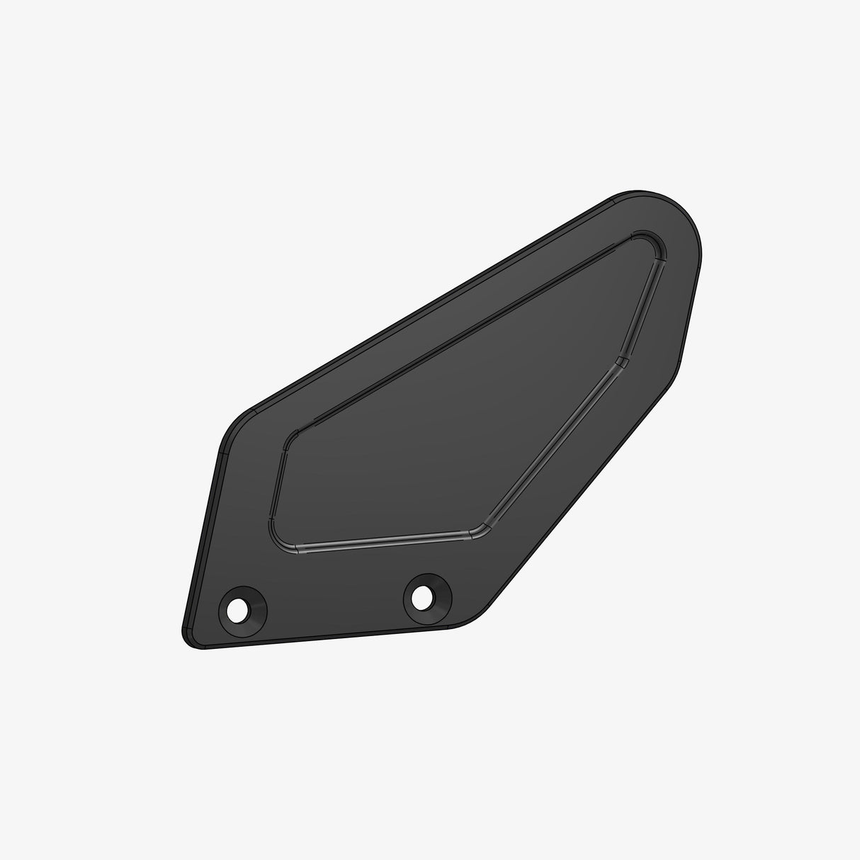 Aluminum heel plate for H013 - H014 - S011 - TH06 - TH09 - Y011 - Y013 - left side