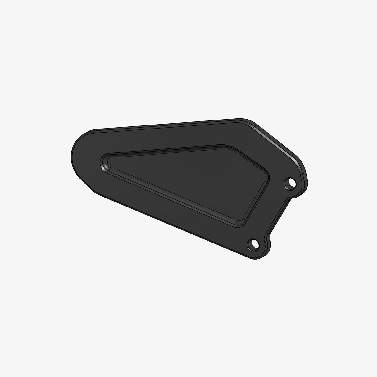 Aluminum heel plate for Y011 - right side