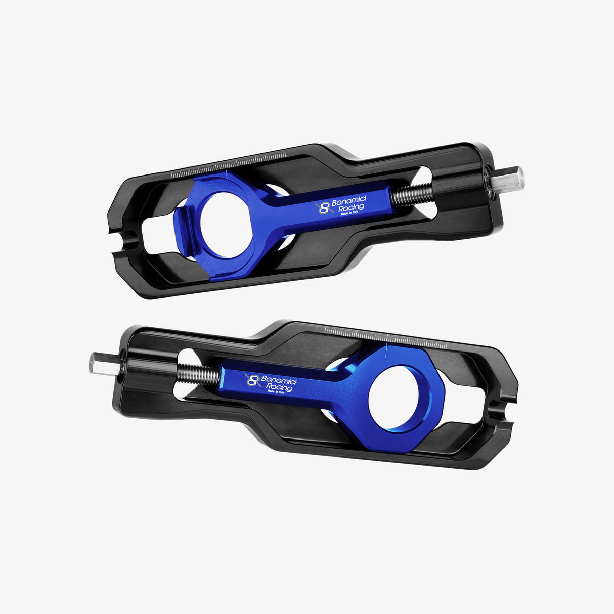 Aluminum chain adjuster Yamaha YZF R1 20> - BLUE