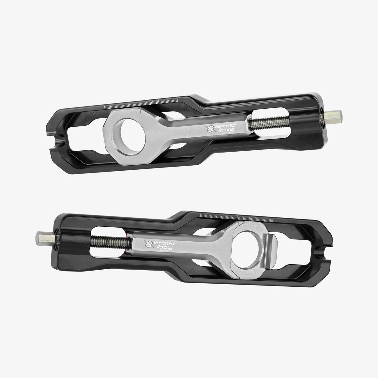 Aluminum chain adjuster Aprilia RSV4-RSV4 Factory-Tuono V4 21> - SILVER