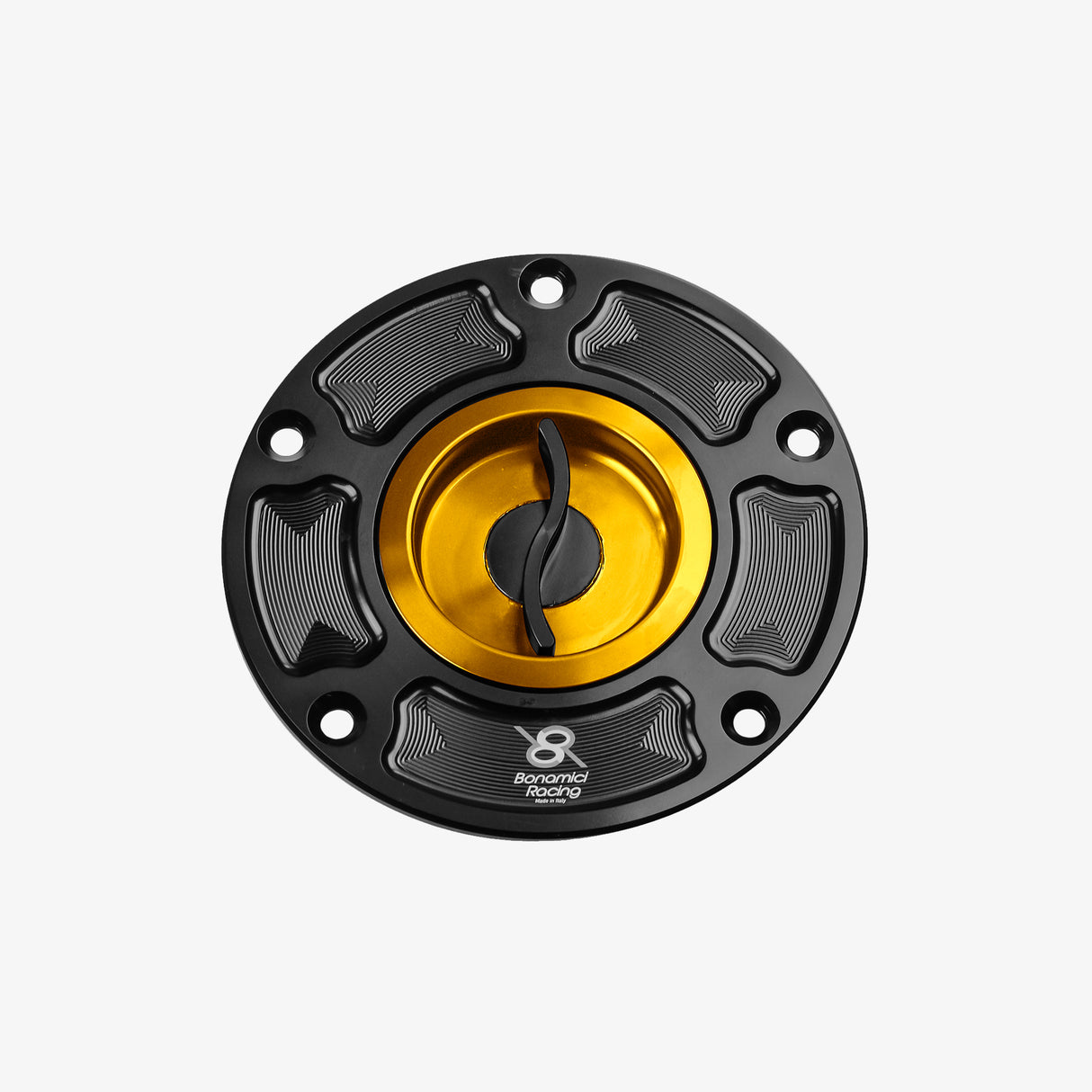 Aluminum tank cap for Aprilia RSV1000 04-08 - RSV4 09> - Tuono V4 09> - GOLD