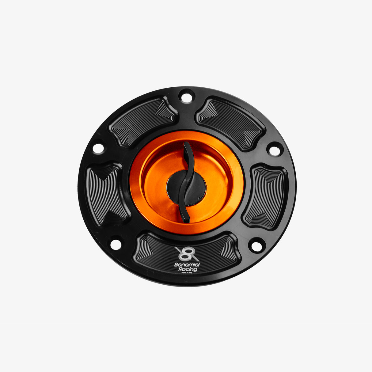 Aluminum tank cap for Ducati Panigale - Streetfighter - Scrambler - ORANGE