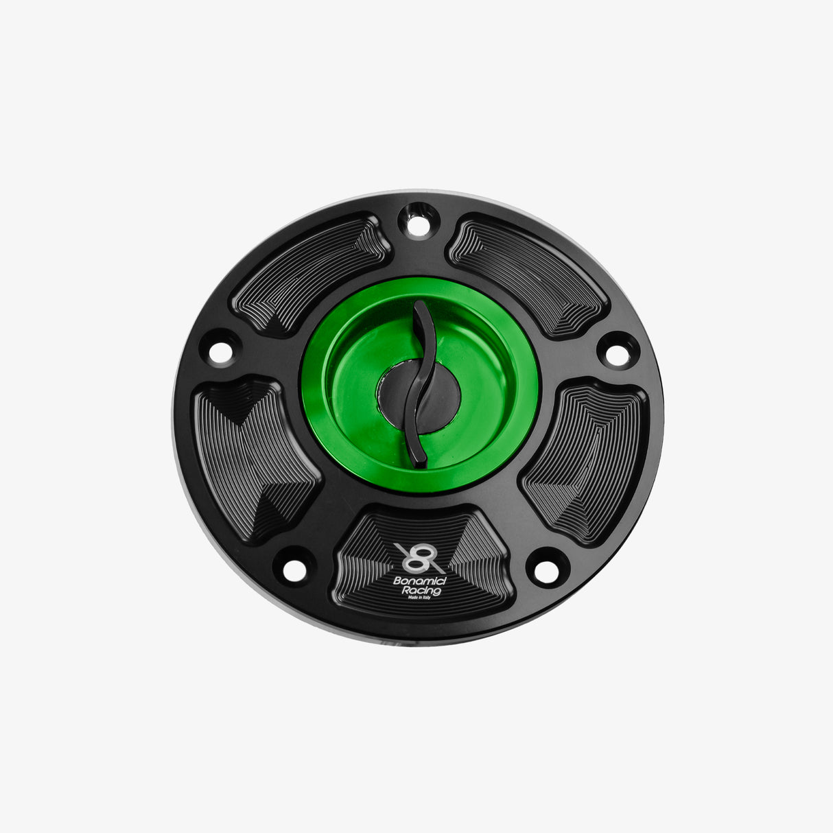Aluminum tank cap for Kawasaki ZX-6R 07-17 - ZX-10R 06-20 - ER-6N - Z800 - Z1000 - GREEN