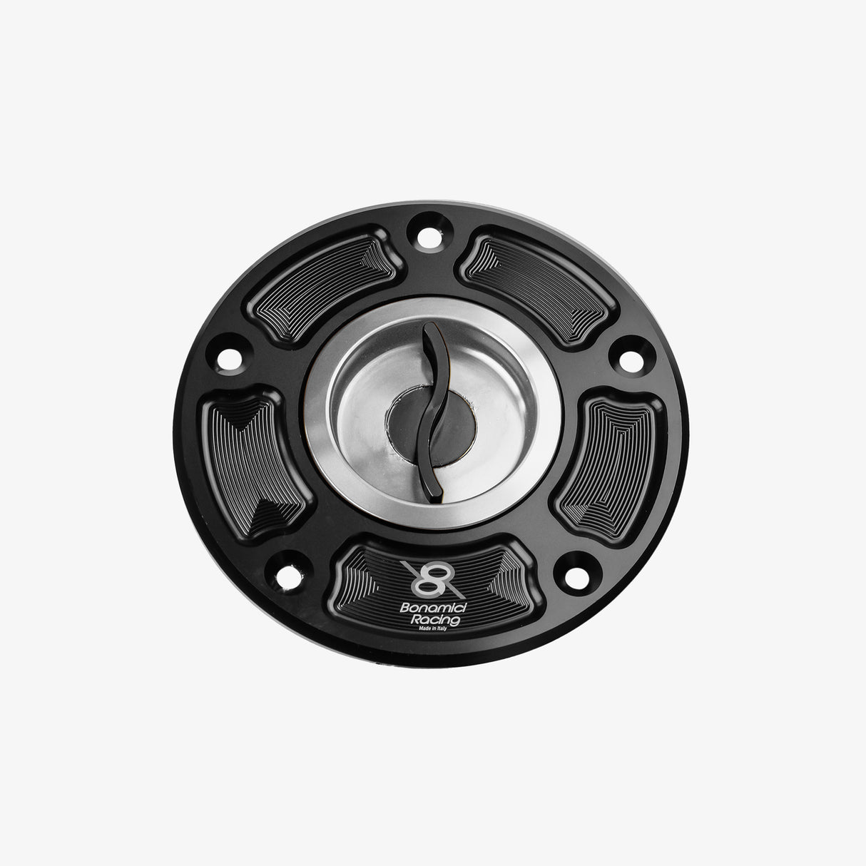 Aluminum tank cap for Suzuki GSX-R 600-750-1000 04> - GSX-S 750-1000 15-21 - GSX-8S/8R - SILVER