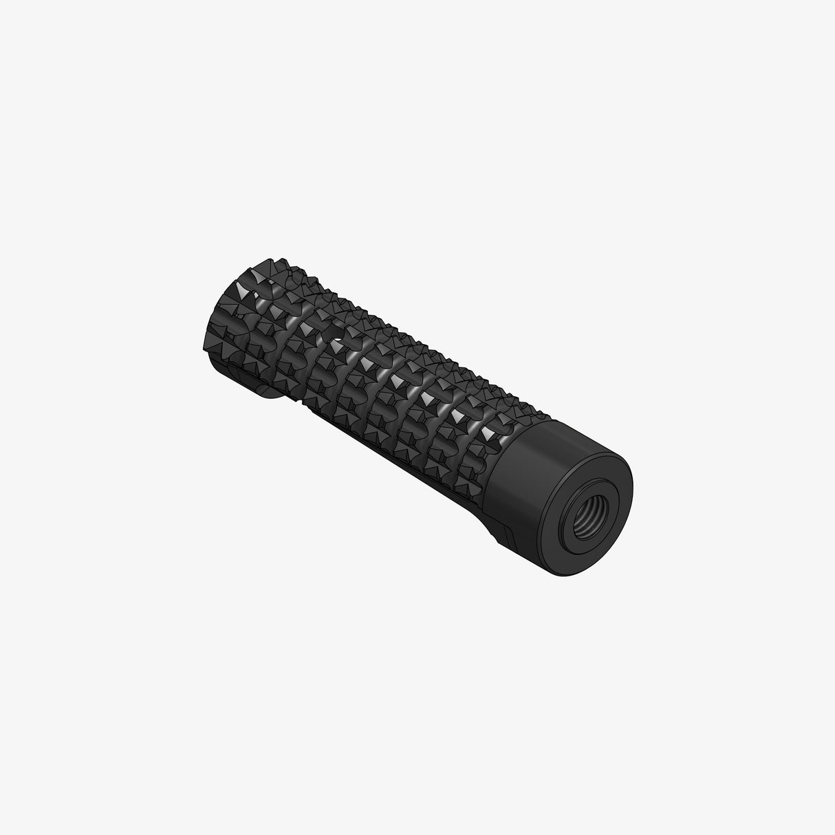Aluminum racing foot peg with threaded 69mm without cap