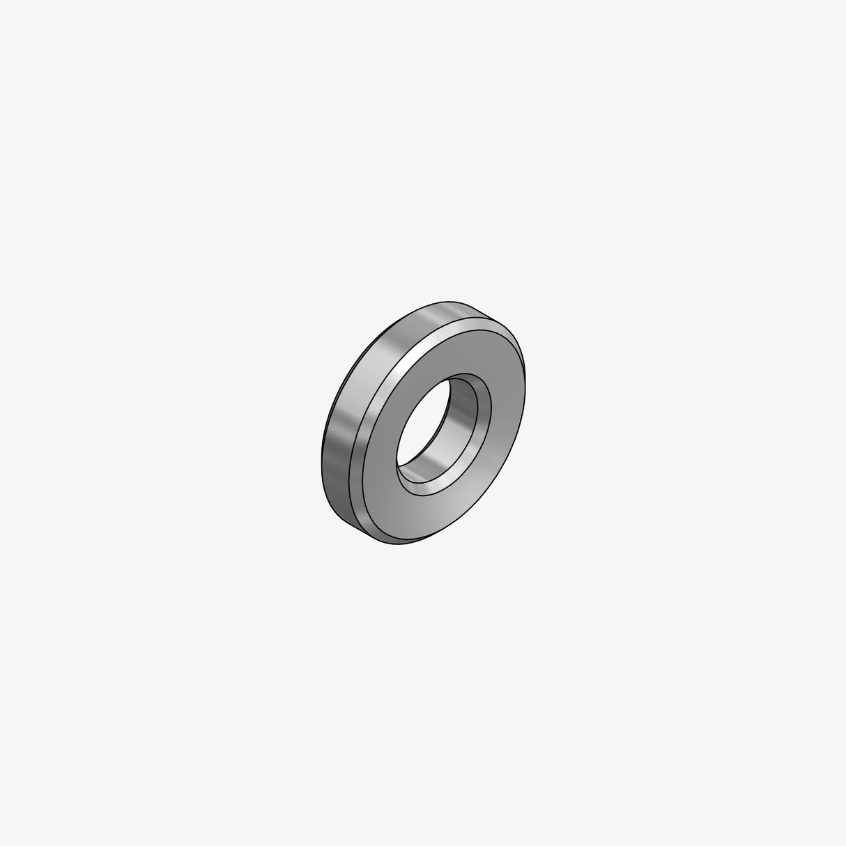 Aluminum 10mm spacer